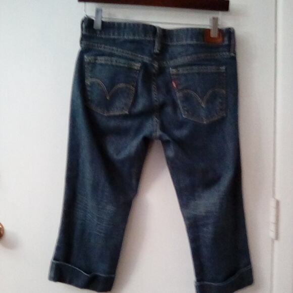 Levi 565 Capri Jeans Size 2/26 - Picture 2 of 7